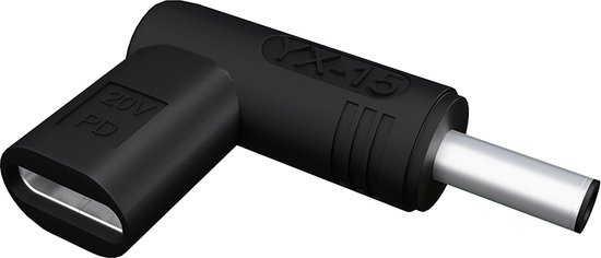 Adaptateur DC vers USB-C - 1,35 x 4 mm