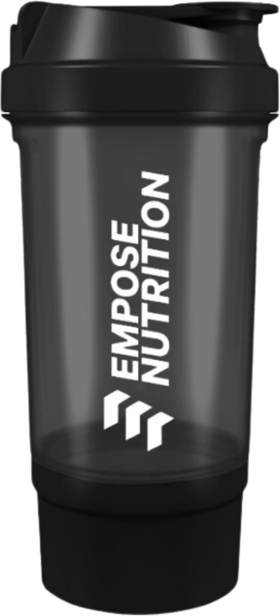 Goedkoopste Empose Nutrition Shake Beker - 650 ml - Black - Shaker Proteine