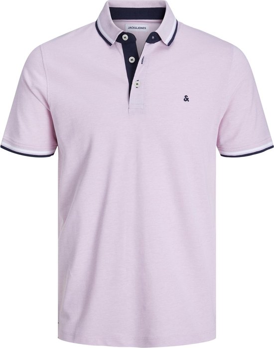 Jack & Jones Polo Jjepaulos Polo SS Noos 12136668 Pink Nectar Homme Taille - L