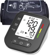 Inventum BDA435 - Bloeddrukmeter bovenarm - Hartslagmeter - Manchet 22 tot 42 cm - Volautomatisch - Onregelmatige hartslag - Inclusief batterijen