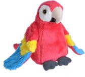 Wild Republic Knuffel Papegaai - Macaw - 13 cm - knuffeldier