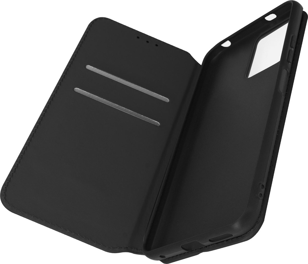 Hoes geschikt voor Xiaomi Redmi Note 12 4G klep portefeuille Videosteun zwart