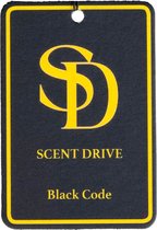 ScentDrive Autoparfum - Black Code - Geurverfrisser - Auto luchtverfrisser - Auto luchtje - geurhanger - geïnspireerd door Armani code - 1 stuk