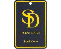 ScentDrive Autoparfum - Black Code - Geurverfrisser - Auto luchtverfrisser - Auto luchtje - geurhanger - geïnspireerd door Armani code - 1 stuk