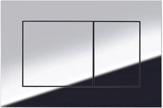 Bedieningsplaat Tece Now Glans Chroom | bol