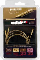 Addi Click kabel set bamboe 60-80-100cm en connector - 1st