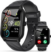 Bol.com Sounix Smartwatch - 1.96 inch Smartwatch Heren - IP67 - BT5.2 - 230mAh - Smartwatch Dames - Horloge – HD - IOS & Android aanbieding