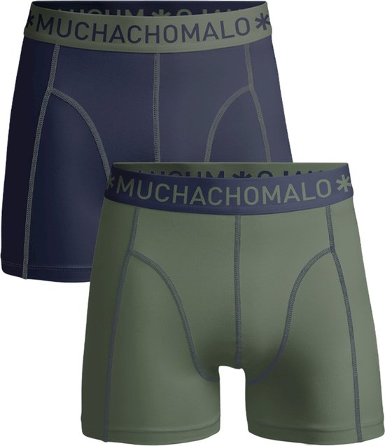 Muchachomalo Heren Boxershorts - 2 Pack - Maat M - Mannen Onderbroeken