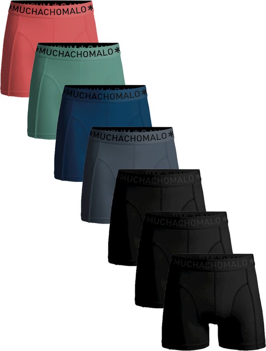 Muchachomalo Heren Boxershorts - 7 Pack - Maat 3XL - 95% Katoen - Mannen Onderbroeken