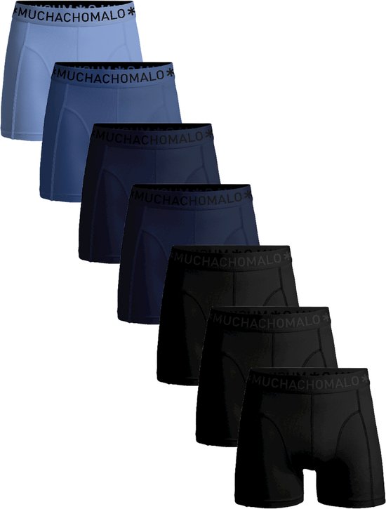 Muchachomalo Heren Boxershorts - 7 Pack - Maat M - 95% Katoen - Mannen Onderbroeken