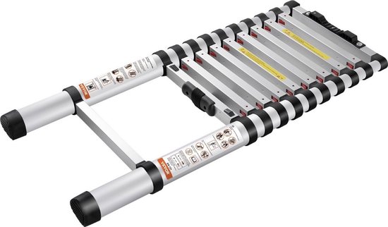 telescopische ladder trapladder enkele ladder verlengladder 3,2 m 170