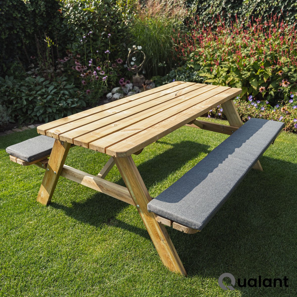 Picknicktafel DeLuxe | Geïmpregneerd | 180 cm | Tuintafel 6 personen thumbnail 8