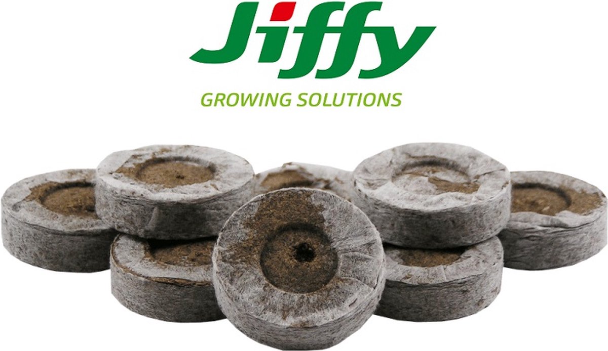 Jiffy 7 zweltabletten - zaai en stekpluggen ø 39 mm - 100 stuks