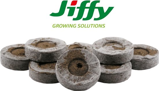 Jiffy 7 zweltabletten - zaai en stekpluggen ø 36 mm - 100 stuks