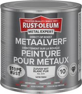 Rust-Oleum Metal Expert Direct Op Roest Metaal Verf Zijdeglans 250ml - RAL 9010