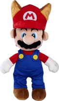 Super Mario - Mario Racoon Wasbeer - Nintendo - 30cm - Knuffel - Pluche