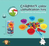 Montessori Sorteer Speelgoed | Dieren 2 | 17 x 9.5 cm | Sensory | Motoriek | Cognitief | Kleurrijk