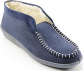 Rohde 2236 - Volwassenen Dames pantoffels - Kleur: Blauw - Maat: 37