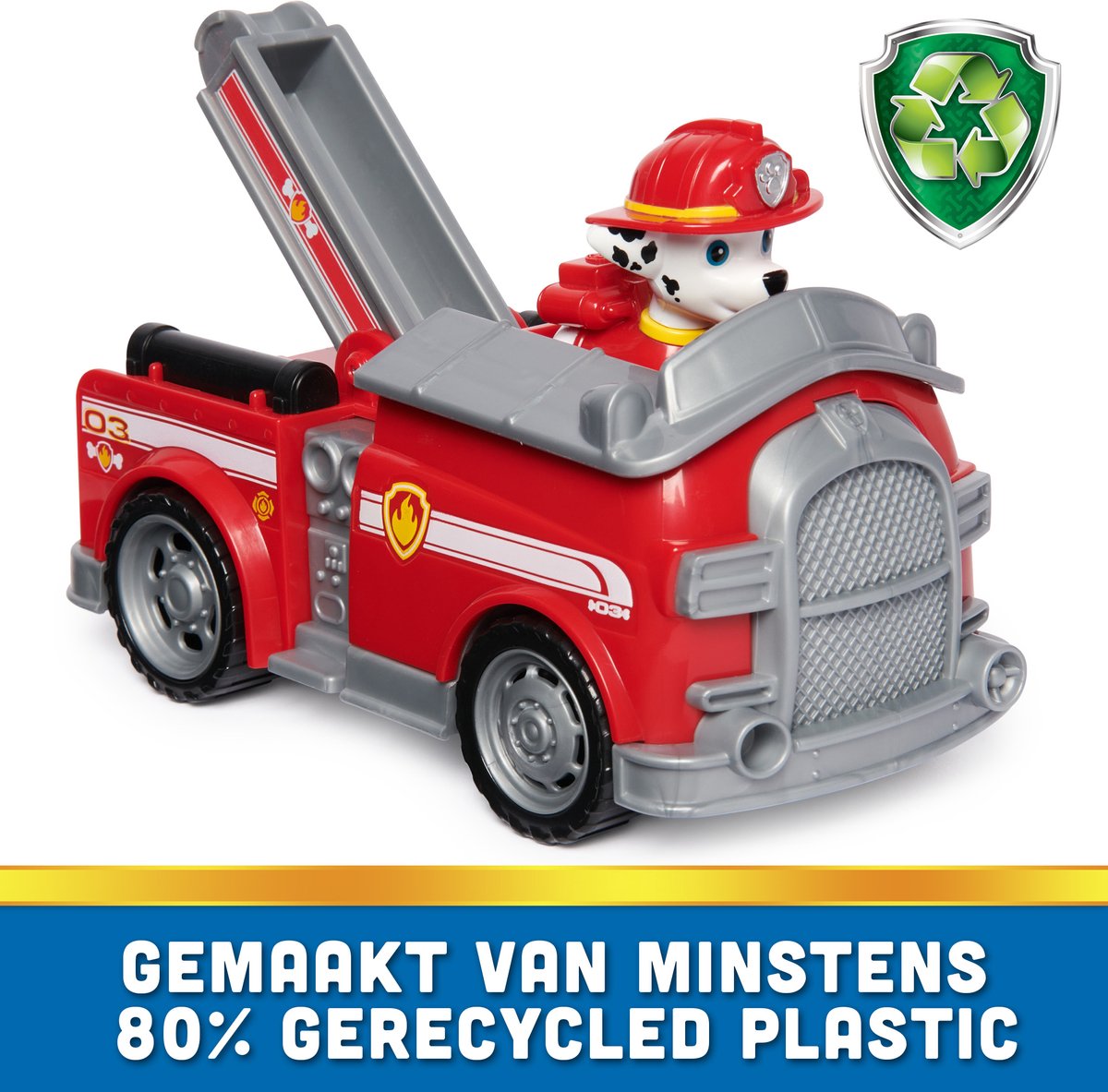 PAW Patrol - Marshall's Brandweerwagen - speelgoedauto met speelfiguur — afbeelding 16