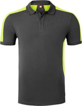 HAVEP Polo Bicolor 10074 - Charcoal/Fluo Geel - L