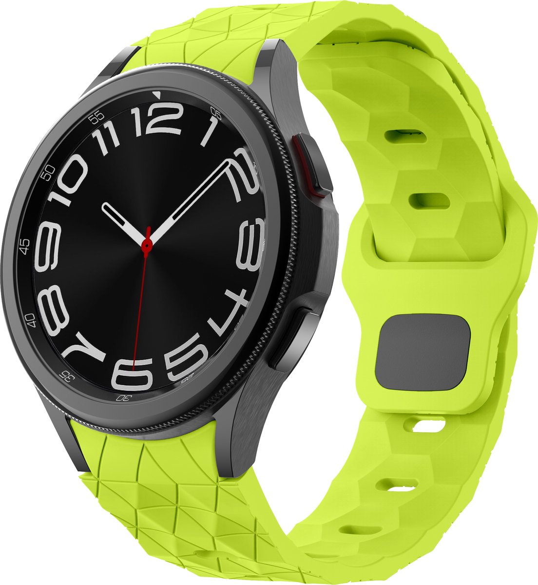 YONO Hexagon Bandje 20mm - Horlogebandje geschikt voor Samsung Galaxy Watch 6-5-4 (40-43-44-47mm Classic Pro) - Mamba Groen