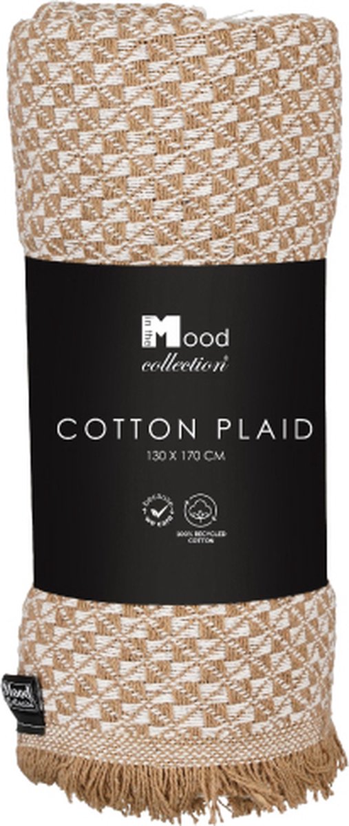 In the Mood Kick Plaid - 170 x 130 cm - Beige