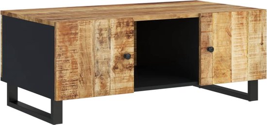 vidaXL-Salontafel-100x54x40-cm-massief-mangohout-en-bewerkt-hout