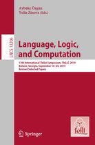 Lecture Notes in Computer Science- Language, Logic, and Computation