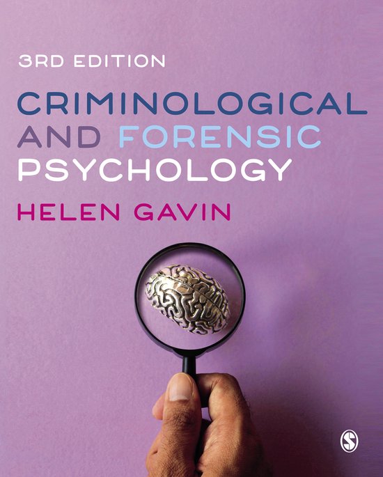 Criminological and Forensic Psychology - cover