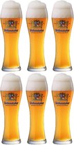 Weihenstephaner Authentieke Weizen Bierglazen - (6 stuks) - 50cl/0.50L - Professioneel Bierglas - Hoge Kwaliteit Glaswerk - Speciaal voor Weizenbier