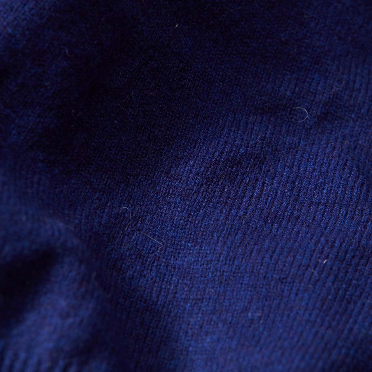 Osborne Knitwear Trui met V hals - Sweater heren in Lamswol - Pullover Heren - Dark Cobalt - XL