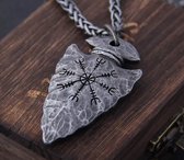 Style King - Viking Speerpunt ketting - 55cm - Ketting - Viking Ketting - Halsketting