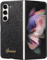 Guess Glitter Back Case - Samsung Galaxy Z Fold 5 (F946) - Zwart