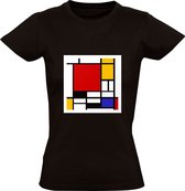 T-shirt Femme Mondriaan - art - peinture - artiste
