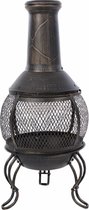 Bol.com RedFire – Sauda – Zwart - Staal – Vuurkorf – Fire Pit – Stevig staal – Diameter 38cm – Terrasverwarming – Sfeerhaard aanbieding