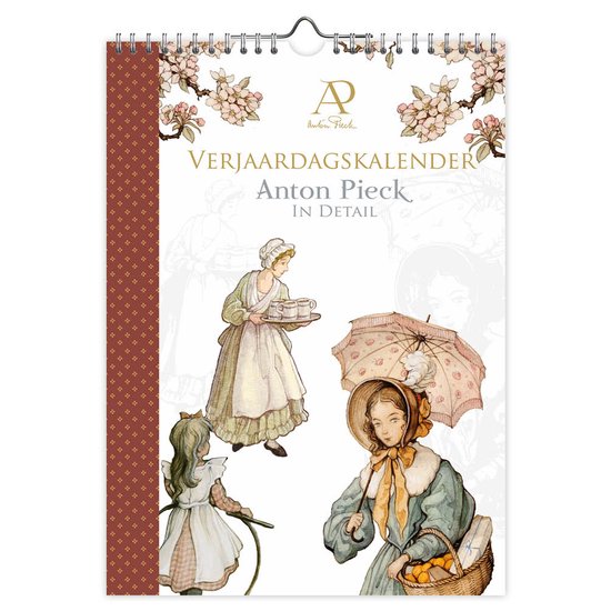 Anton Pieck in detail verjaardagskalender - 18x25 cm