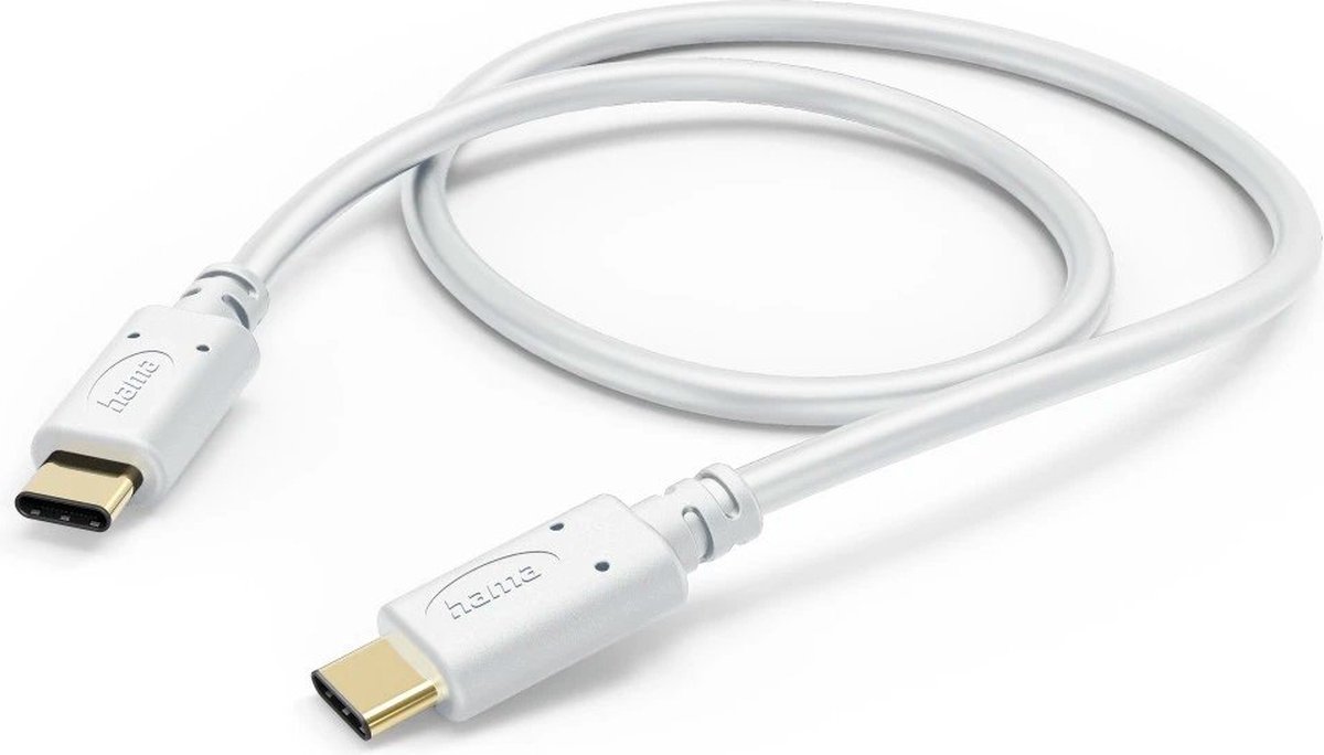 HAMA 201592 USB-C-Kabel 1.5m Wit USB-kabel 1,5 m multicolor