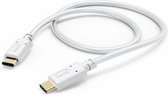 Hama USB-C naar USB-C kabel - Oplaadkabel geschikt voor o.a iPhone / Samsung - Compatibel met smartphones, tablets en laptops - 3A USB2.0 - 480Mbps - 150cm - Wit