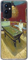 Geschikt voor OnePlus 9 hoesje - Het Nachtcafé - Vincent van Gogh - Siliconen Telefoonhoesje