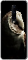 Geschikt voor OnePlus 7 Pro hoesje - Uil - Vogel - Portret - Siliconen Telefoonhoesje