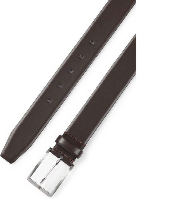 BOSS Cuir Ceinture Erman-L Sz35 Leather Belt W95 Dark Brown Marron foncé