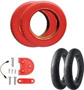 Geschikt voor Xiaomi Mi Electric Scooter - Scooter -onderdelen - 10 inch banden - binnenbuis - Rood