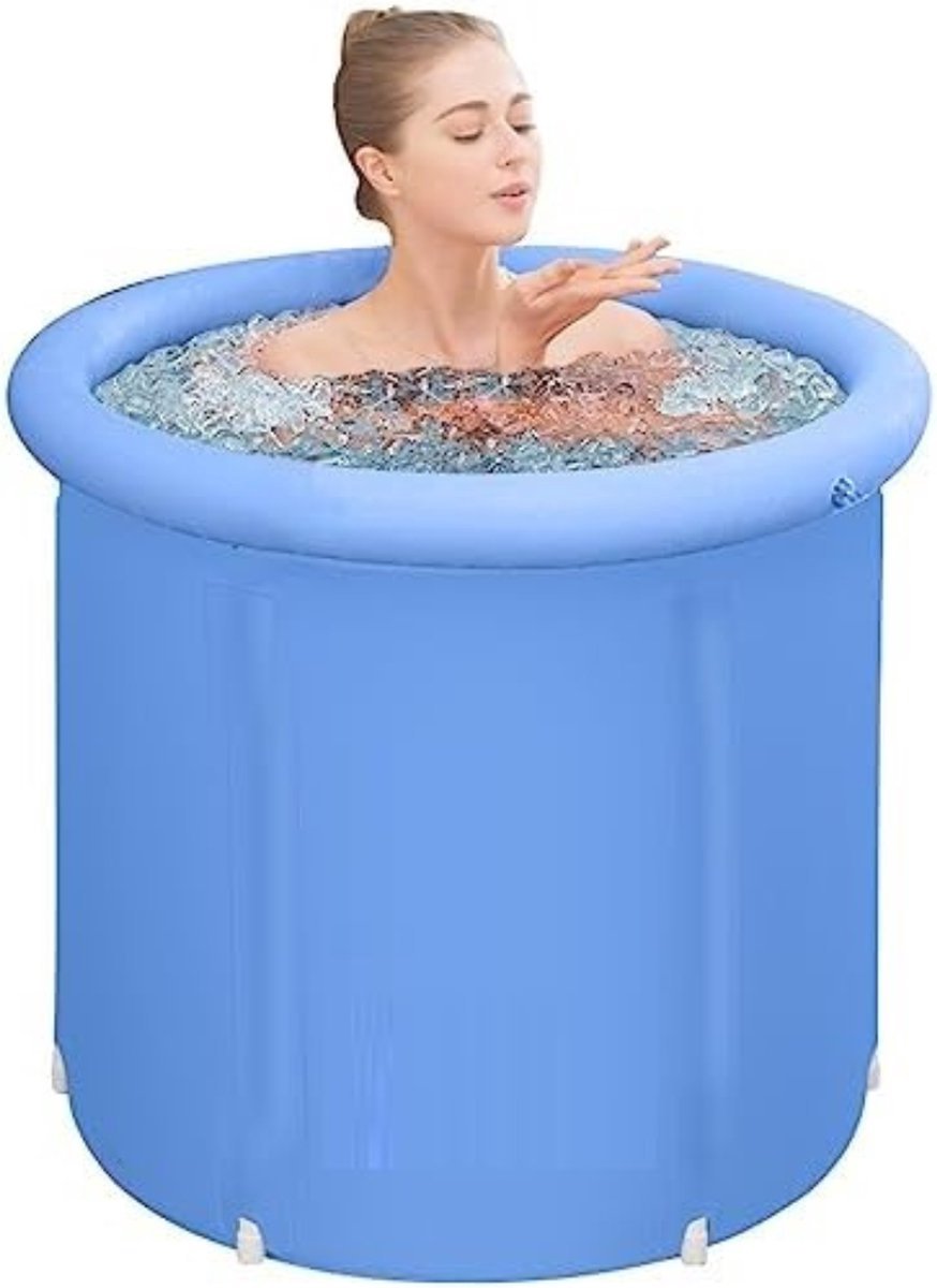 Zitbad - Bath Bucket - Bad Bucket - 75x75cm - Blauw