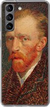 Geschikt voor Samsung Galaxy S21 hoesje - Zelfportret - Vincent van Gogh - Siliconen Telefoonhoesje