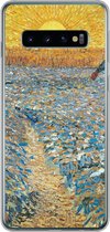 Geschikt voor Samsung Galaxy S10 hoesje - De zaaier - Vincent van Gogh - Siliconen Telefoonhoesje