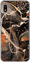 Geschikt voor Samsung Galaxy A10 hoesje - Verf - Design - Abstract - Siliconen Telefoonhoesje
