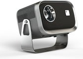 Bol.com Mini Beamer - Film Projector met Bluetooth - Draagbare Beamer - 4K Kwaliteit - Zilver aanbieding