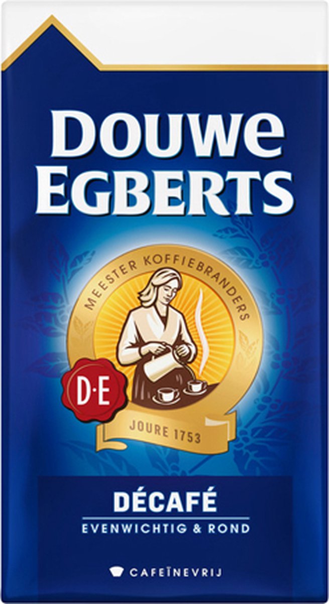 Jacobs Douwe Egberts BE Douwe Egberts Decafe Koffie Snelfilter Maling 500 gr thumbnail 2