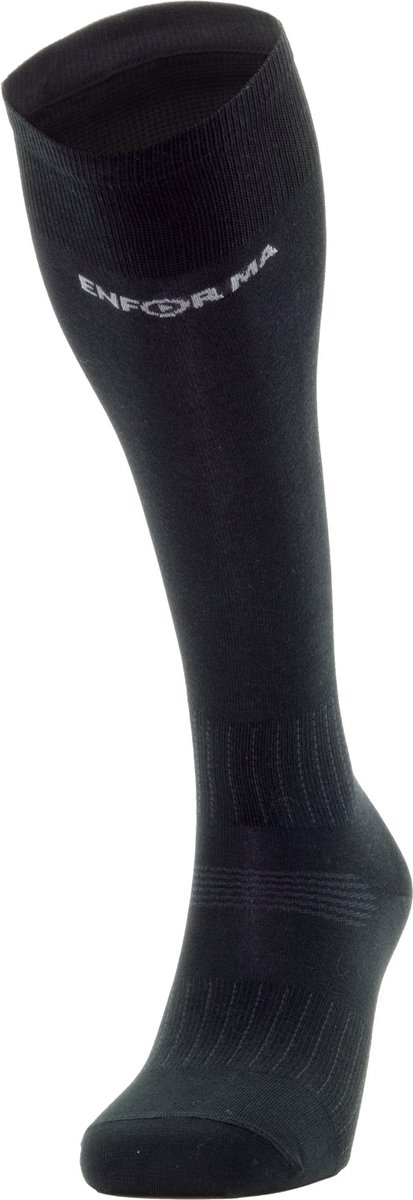 Enforma Ultra Dunne Skisokken ASPEN Zijde Compressie Fine/Light/Warm L 42-44 Zwart