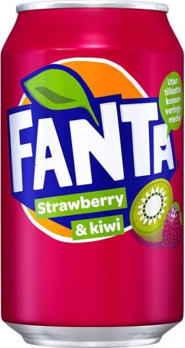 Tray Fanta Strawberry & Kiwi - 24x33cl